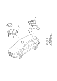 4M0907590-Cont unit, for lane change assist system