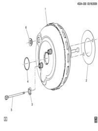 13317102-Kit, brake booster repair (vacuum) (incl. 2-6)