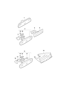 3G0857511AMLAN-Mirror, automatic anti-glare storm ash/satin black