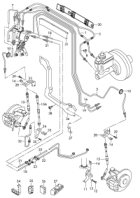 L3AD614739-Tube, from master cylinder to hydraulic unit