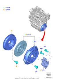 3M517A564BH-Hub & bearing-clutch release