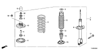 52608TP1A00-Cap, rr. shock absorber mt