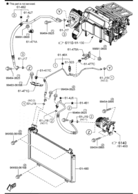 GV9B61461-High pressure hose assy-compressor