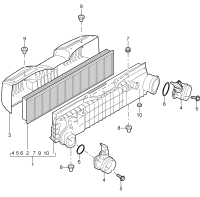 99711013174-ELEMENT, AIR CLEANER ATK412