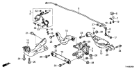 47510THAH52-Cable assy-brake, rh