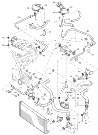 6Q0122051BC-Radiator hose