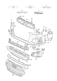 8W6807065AB-COVER ASSY, PLASTIC