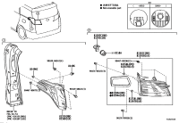 8156058180-LAMP ASSY, REAR COMBINATION, LH