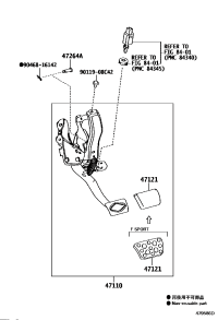 4711078060-SUPPORT ASSY, BRAKE PEDAL