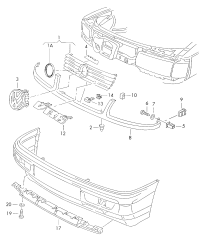 L1GD853651-GRILLE RADIATOR