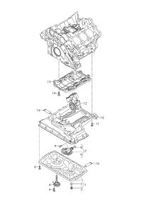 06M103602Q-Piece-oil pan lwr