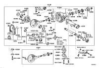 4120460040-FLANGE SUB-ASSY, FRONT DRIVE PINION COMPANION, FRONT
