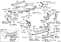 5215148030-BAR, REAR BUMPER