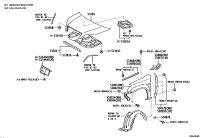 5380160860-FENDER SUB-ASSY, FR