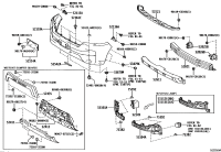 5241160180-GARNISH FR BUMPER