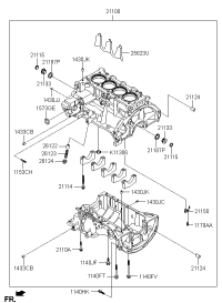 211142B700-BOLT-BEARING CAP