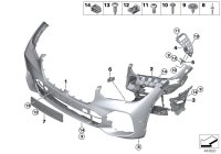 51118069220-Bracket-license plate front