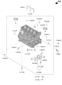211212GGA0-BRKT ASSY-OIL FILTER