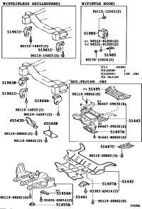 5141060010-COVER, ENGINE UNDER, NO.1