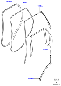 LR034112-GASKET,W.PUMP INLET