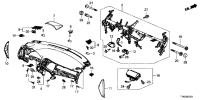 61310T7JH00ZZ-Member comp., steering wheel suspension