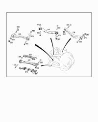 2043500132-TRACK CONTROL ARM RR RHT/W204