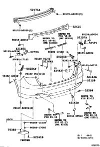 521630T901-PLATE, REAR BUMPER, RH