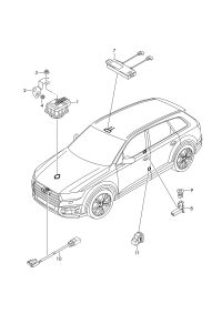 5Q0951605-Buzzer, electronic