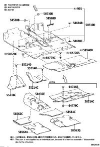 5854078010-CARPET ASSY, FLOOR, REAR