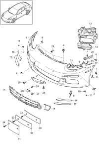 97050553700-Moulding-h/lamp recl