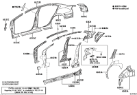 610230D160-PILLAR SUB-ASSY, FRONT BODY, INNER RH
