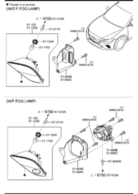 GV9S51684-LAMP ASSY FIN R LH