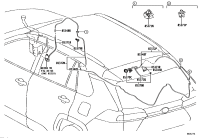 8539142030-NOZZLE, REAR WASHER