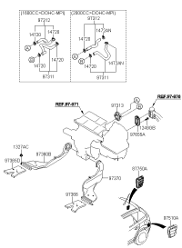973122H200-HOSE-HEATER COOLANT OUTLET