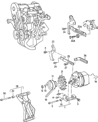 049903103B-Bracket, three phase alternator