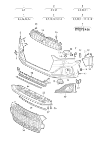 8W6807065Q-COVER ASSY, PLASTIC