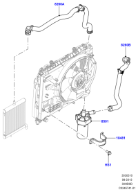 LR036545-HOSE ASSY-EGR COOLER,OUT