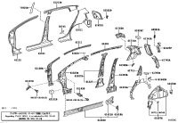 616010D190-PANEL SUB-ASSY, QTR