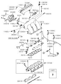 292153C701-GASKET-SURGE TANK