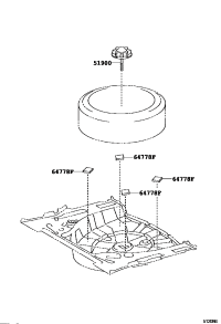 5193176010-CARRIER ASSY, SPARE