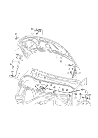 7E0823033H-Frt hatch cover: