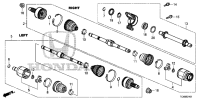 44305T7JH91-DRIVESHAFT ASSY., R