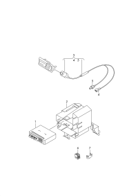 5Q0907441-Contler unit, parking camera