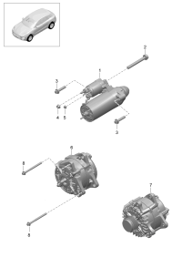 94860421401-STARTER 12V/1KW/10T-JEETA III
