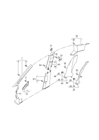 5GD867244-Guard, B- pillar