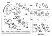 0447960080-CYLINDER KIT, DISC BRAKE, FRONT