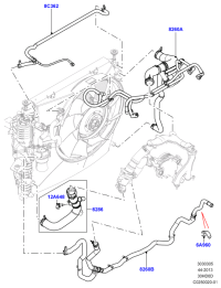 LR050854-HOSE ASSY-EGR COOLER,OUT