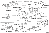 5256576040-RETAINER RR BUMPER