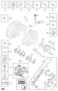 90446270-BOLT - LWR ARM