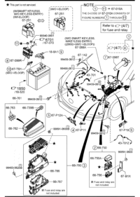 GW6T6676Y-COVER,MAIN FUSE BLOC